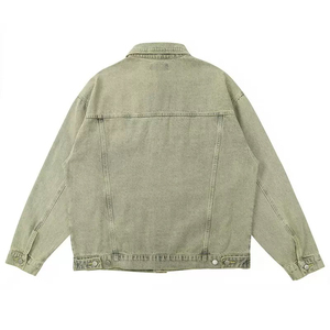 Ensemble de survêtement en jean épais et décontracté pour l'hiver, deux pièces, unisexe, personnalisé, pour hommes, séchage rapide, de notre usine de vêtements - Product Image 4