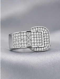Men's Lab Grown Diamond <b>Ring</b>| <b>Iced</b> Out Hip Hop Gents <b>Ring</b> | Custom Pave Diamond Statement <b>Ring</b> for Men - Product Image 1