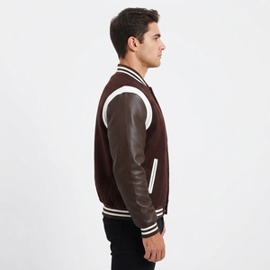 Variety Formal Slim Fit Hooded <b>Thick</b> <b>Fleece</b> <b>Jacket</b> with Stand Collar and Front Logo Breathable Eco-Friendly Men's Autumn 2026 - Product Image 5