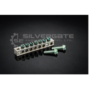 Bloque de Terminales de Aluminio de Alta Conductividad de Grado Premium para Conexión de Gabinetes Eléctricos - Product Image 1