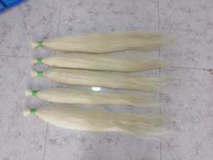 Extensions de cheveux humains Genius Weft Super Double Drawn 50g, cheveux russes Remy bruts, ondulés profonds, noués à la main, 50g - Product Image 6