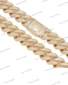 Luxury Fully Iced Out Moissanite <b>Diamond</b> <b>Chain</b> D <b>VVS</b> Silver <b>Chain</b> with Baguette and Cuban Link Studded Tester Check - Product Image 2