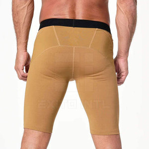 Vêtements de sport pour hommes, shorts de fitness avec compression, sur mesure, matière à séchage rapide, shorts de compression respirants pour hommes - Product Image 2