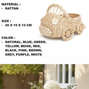 Cesta de Mimbre para Coche Hecha a Mano - Product Image 2