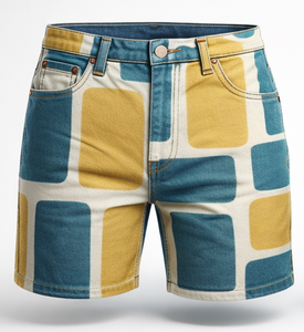 Custom Made Lightweight Casual <b>Button</b> <b>Fly</b> <b>Jeans</b> Shorts for Men 2026 Unique Design Hot Sale - Product Image 1