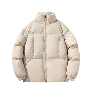 Veste d'hiver décontractée surdimensionnée, imperméable, écologique, chaude, 95% duvet, grande taille avec fermeture éclair pour homme - Product Image 3
