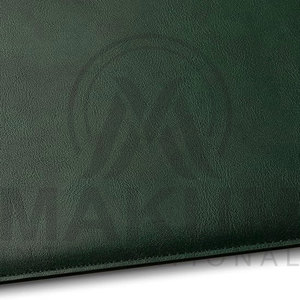 Green Leather <b>Laptop</b> <b>Sleeve</b> Case with Magnetic Closure and Protective Interior <b>Laptop</b> Cover - Product Image 6