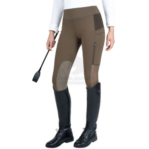 Pantalones de Equitación de Color Sólido, Fabricación en Fábrica, Diseño Personalizado - Product Image 1