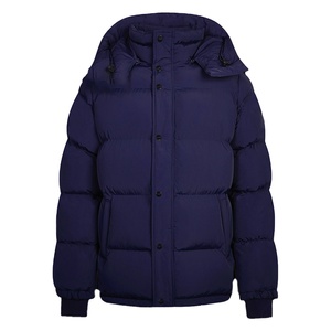 Wholesale Custom OEM Printed Fleece Puffer Stand Collar Front Logo Men Plus Waterproof Windproof Eco-Friendly 300 Grams <b>Winter</b> - Product Image 1
