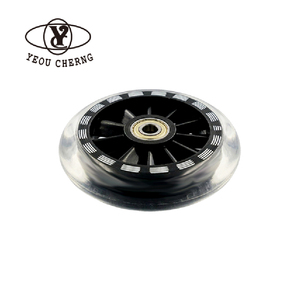 Roues en PU 110x24mm 78A pour déambulateurs haut de gamme, aides à la marche pour personnes âgées, roues de remplacement, absorption des chocs, roulettes silencieuses - Product Image 3