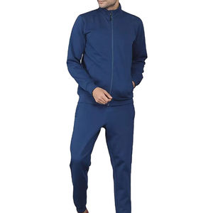 Ensemble de survêtement respirant pour homme 100 % coton molletonné avec capuche, personnalisable avec logo, grande taille, pour l'hiver, collection 2026 - Product Image 1