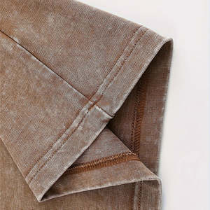 T-shirt surdimensionné en coton biologique certifié OEM 2026, matière écologique et durable, 100 % coton respirant - Product Image 3