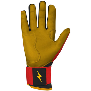 OEM Custom Baseball Batting Gloves Premium Cabretta Leather Anti-Slip Grip Lightweight Adult Youth Sports Gloves - Product Image 2