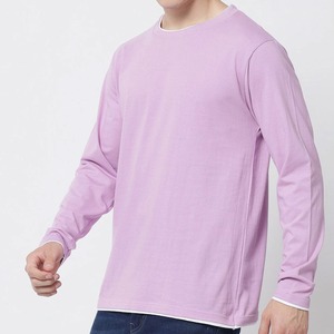 Camiseta de manga larga para hombre, estilo urbano, holgada, con hombros caídos, diseño moderno, informal, cómoda - Product Image 6