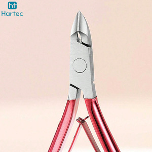 Cortacutículas Profesional con Recubrimiento Rosa, Afilado, de Acero Inoxidable, con Tapa Protectora, Herramientas de Precisión para el Cuidado de las Uñas - Product Image 4