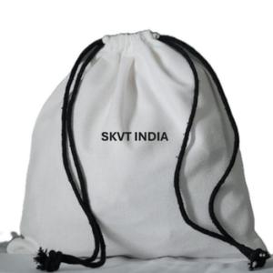 Eco-Friendly Cotton Drawstring Backpack Large Space Waterproof Storage Canvas Sports <b>Bag</b> Stylish Sublimation Fashionable 23L - Product Image 1