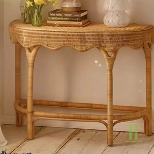 NUEVO DISEÑO: Estante de Almacenamiento de Mimbre Estilo Boho para Dormitorio o Sala de Estar, Mueble Organizador de Mimbre Hecho a Mano y Ecológico - Product Image 5