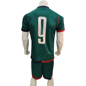 Tenues d'équipe de football professionnelles, imprimées par transfert thermique, kit de football personnalisé, séchage rapide, 100% polyester, vêtements de sport, grandes tailles - Product Image 4