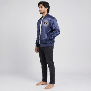 Chaqueta de satén para hombre al por mayor de fábrica con tela de calidad, colores y diseños personalizados, ajuste cómodo, construcción duradera y suave. - Product Image 4