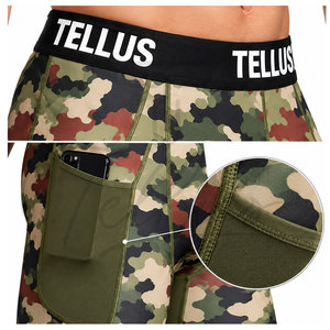 Custom Logo Elastic Waist Solid Casual <b>Compression</b> <b>Shorts</b> for <b>Men</b> New Fashionable Design Solid Color <b>Compression</b> <b>Shorts</b> - Product Image 3