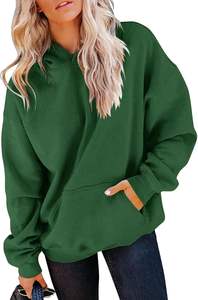 Sudadera con Capucha de Invierno Tejida para Mujer, Moderna y Cómoda, Textura Suave, Forro Cálido, Ajuste Flexible, Ecológica, para Movimiento Activo - Product Image 2