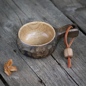 Taza Kuksa Hecha a Mano al por Mayor, Taza de Café de Madera para Acampar, Hacer Senderismo, Actividades al Aire Libre y Viajes, por M/S SHAAD HANDICRAFTS - Product Image 6