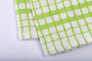 Serviettes de cuisine en coton à carreaux, écologiques, hypoallergéniques, rectangulaires, tissées, séchage rapide, lavables en machine, usage domestique, personnalisables - Product Image 4