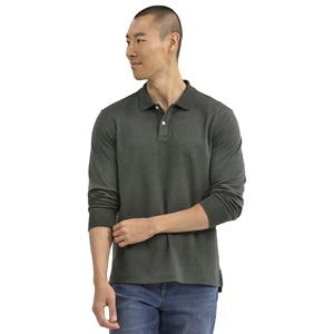 Camisetas Polo Elegantes para Hombre, Tallas Grandes, Temporada de Verano, Color Sólido, Manga Larga, Corte Ajustado, de Proveedor BD - Product Image 2