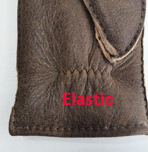 Guantes de Conducción de Invierno Unisex de Cuero Cabretta Estampado, Cálidos para Exteriores, Protección contra el Frío, Precio de Fábrica, Venta al por Mayor - Product Image 3