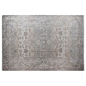 Luxury Traditional Antique Look Geometric PET Hand Knotted Area <b>Rug</b> for Elegant Interiors - Product Image 3