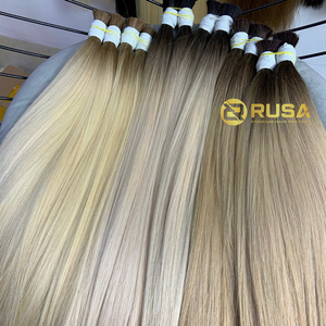 Cabello humano virgen vietnamita RUSA en paquetes, varios colores para el verano, cabello liso, calidad súper doblemente tramado. - Product Image 1