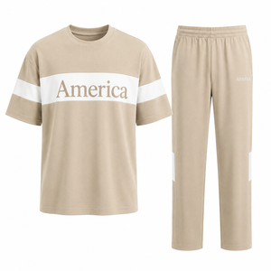 Conjunto Deportivo Personalizado con Sublimación OEM, Unisex, 2 Piezas, Camiseta y Pantalones Transpirables de Alta Calidad para Entrenamiento Deportivo - Product Image 3