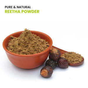 Extrait d'herbes Reetha en poudre (sauvage, soluble dans l'eau) pour applications cosmétiques et capillaires, poudre de qualité cosmétique - Product Image 1