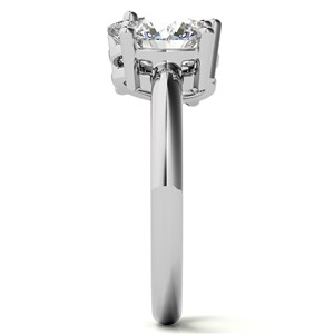 Oval Cut And Round Brilliant Cut Toi Et Moi Engagement <b>Ring</b> VVS1 Moissanite Wedding <b>Statement</b> <b>Ring</b> 18K Solid White Gold <b>Ring</b> - Product Image 5