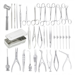 Juego de 10 Instrumentos Oftálmicos DCR para Cirugía Lacrimal, Acero Inoxidable Farhan Co, Certificación CE ISO, Reutilizables y Esterilizables - Product Image 1