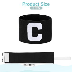 Brazaletes de Capitán de Fútbol Profesionales Resistentes al Desgaste para Entrenamiento Unisex y Eventos Deportivos, 100% Lana, Antideslizantes y Transpirables - Product Image 2