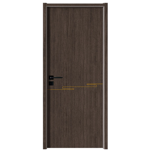Porte WPC étanche et insonorisée pour hôpital, chambre à coucher, pièce intérieure, en composite bois-plastique PVC, avec cadre de porte, fabriquée au Vietnam - Product Image 5