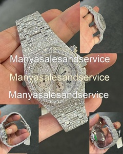 Relojes Mecánicos Automáticos de Lujo con Diamantes VVS Moissanite, Relojes de Diamantes Modernos y a la Moda para Hombre - Product Image 4