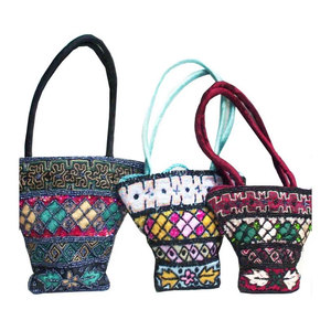 Elegant Women's Embroidered Flower Silk Handbag Small Tote String Open Mini <b>Purse</b> Luxury Embroidery Silk Mobile Bag for Party - Product Image 1