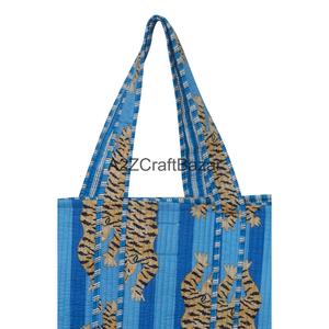 Bolsa de Playa Grande, Hecha a Mano, 100% Algodón, Estampada, con Asa Larga, Reutilizable para Viajes, Exposiciones y Uso Diario, Ideal para Regalo - Product Image 5