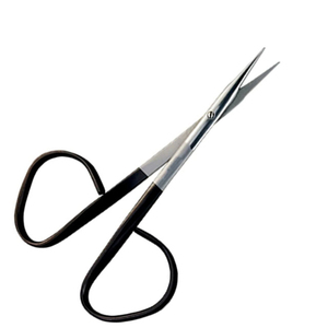 Tijeras de Tenotomía Stevens con Mango de Cinta, 11 cm, Rectas, de Alta Calidad, para Microcirugía Ocular, Instrumentos de Oftalmología - Product Image 3