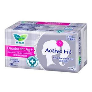 LAURIER Active FIT 36's X 12 Panty Liners Active FIT Desodorante para pieles sensibles - Product Image 1
