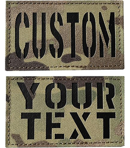 Patchs découpés au laser directement de l'usine, formes personnalisées, avec options de thermocollage et de fixation Velcro - Product Image 4