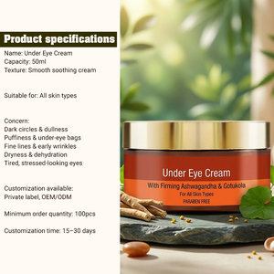 Top Selling Under Eye Cream With Ashwagandha And Gotukola For Deep Hydration Smooth Skin And Care For Tired Eyes Indian Supplier - Product Image 4