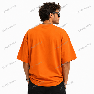 T-shirt graphique personnalisé Halloween, impression 3D en relief, motif visage de citrouille, orange, coton oversize pour hommes et femmes, streetwear décontracté - Product Image 4