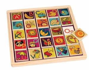 Ensemble d'alphabet magnétique en bois de qualité supérieure, format voyage, puzzle de lettres magnétiques pour tout-petits, au meilleur prix du fabricant - Product Image 1