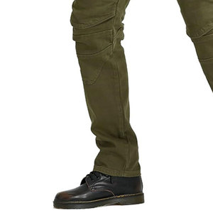 Jean de moto camouflage pour homme, coupe slim, taille haute, denim utilitaire avec protections de hanche et de genoux amovibles, respirant, toutes saisons - Product Image 6
