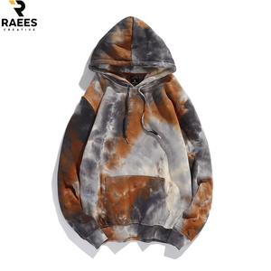 Sweat-shirts pour hommes tendance, légers, tie-dye, en coton mélangé, couleurs unies, nouveaux arrivages - Product Image 1