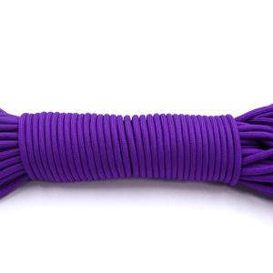 Cuerda de Paracord Morada de 4 mm, Tipo 550, Cordón de Nailon Utilitario para Camping, Supervivencia, Manualidades y Bricolaje - Product Image 3