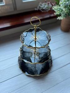 Support à gâteau en résine de haute qualité avec finition lisse et brillante pour la décoration de mariage, d'anniversaire et d'événements spéciaux - Product Image 5